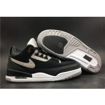 Nike Air Jordan 3 Retro Tinker “Black Cement” Men's Black/Cement Grey-Metallic Gold Basketball Shoes CK4348-007