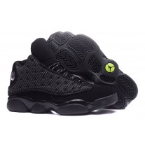 Men's Nike Air Jordan 13 Retro "Black Cat" Basketball Shoes Black / Anthracite - Black 414571-011