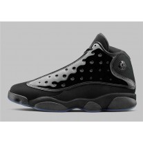 Men's Nike Air Jordan 13 Retro "Cap And Gown" Basketball Shoes Black/Black-Black 414571-012