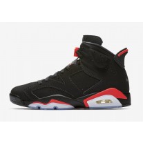 Men's/Women's Nike Air Jordan 6 Retro 2019 Basketball Shoes Black/Infrared 384664-060