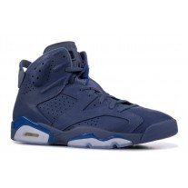 Men's Nike Air Jordan 6 Retro "Jimmy Butler" Basketball Shoes Diffused Blue/Diffused Blue-Court Blue 384664-400