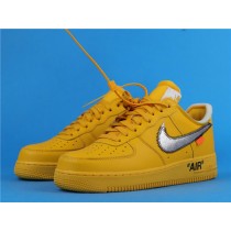 OFF-WHITE x Nike Air Force 1 “University Gold”