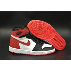 Nike Air Jordan 1 Retro High OG "6 Rings" Men's Summit White / Track Red - Black Basketball Shoes 555088-112