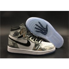 Nike Air Jordan 1 Retro High "Pass The Torch" Men's Chrome/White-Turbo Green-Black Basketball Shoes AQ7476-016