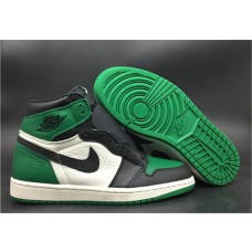 Nike Air Jordan 1 Retro High OG 01 GS Pine Green/Sail-Black Basketball Shoes 555088-302