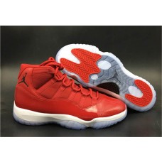 Nike Air Jordan 11 Retro Win Like 96 GS Gym Red/White-Black Basketball Shoes 378038-623