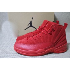 Nike Air Jordan 12 Retro "Red Suede" Men's Gym Red/Gym Red/Black Basketball Shoes