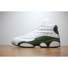 Nike Air Jordan 13 Retro RAY ALLEN PE Men's White/Clover Basketball Shoes 414571-125