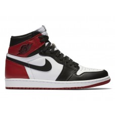 Men's Air Jordan 1 "Black Toe" Basketball Shoes White/Black-Varsity Red 555088-125