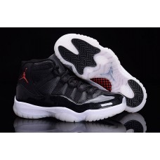 Men's Nike Air Jordan 11 Retro 72 10 Basketball Shoes Black / Black - Varsity Red 378037-002