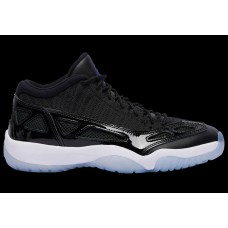 Men's Nike Air Jordan 11 Retro Low IE 'Space Jam' Basketball Shoes Black/White-Concord 919712-041