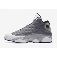 Men's Nike Air Jordan 13 Basketball Shoes Atmosphere Grey/White-University Red-Black 414571-016