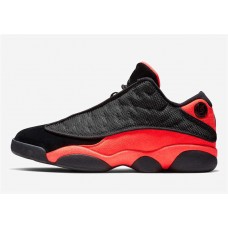 Men's/Women's CLOT x Nike Air Jordan 13 Low Basketball Shoes Black/Infrared 23 AT3102-006