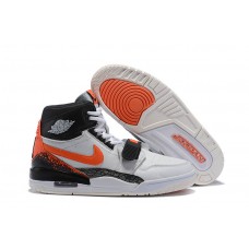 Men's Nike Air Jordan Legacy 312 NRG Basketball Shoes White / Hot Lava - Black - Zen Grey AQ4160-108