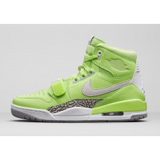 Men's Nike Air Jordan Legacy 312 Basketball Shoes Volt/White/Grey AQ4160-301