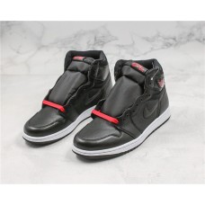 Air Jordan 1 Retro High OG Black Satin Shoes