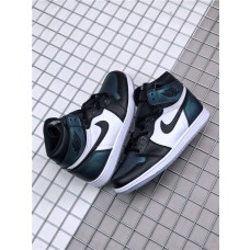 Nike Air Jordan 1 Retro HIGH OG AS BG "ALL-STAR CHAMELEON" Basketball Shoes Black/Metallic Silver 907958-015