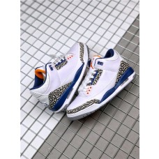 Nike Air Jordan 3 Retro OG "TRUE BLUE" Basketball Shoes White/Fire Red/Ture Blue