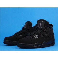 Men's Nike Air Jordan 4 Retro "Black Cat" Basketball Shoes Black/Black-Light Graphite CU1110-010