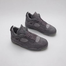 KAWS x Nike Air Jordan 4 Retro Men's Cool Grey/White Basketball Shoes 930155-003