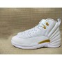 Nike Air Jordan 12 Retro OVO Men's White / Metallic Gold Basketball Shoes 873864-102