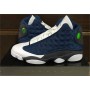 Nike Air Jordan 13 Retro Flint Men's French Blue/University Blue/Grey/White Basketball Shoes 414571-401