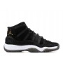 Men's/Women's Air Jordan 11 GS Velvet "Heiress" Basketball Shoes Black/Metallic Gold-White 852625-651