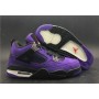 Men's Travis Scott x Nike Air Jordan 4 Retro Basketball Shoes Purple/Black