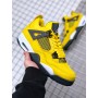 Nike Air Jordan 4 Retro Lightning Men's Tour Yellow/Grey/Black/White Basketball Shoes